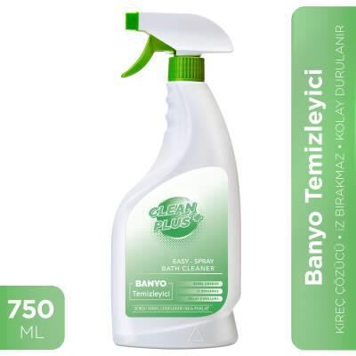  Clean Plus+ Kireç Çözücü Ultra Güçlü Banyo Temizleyici 750 ml - 5