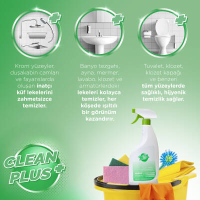  Clean Plus+ Kireç Çözücü Ultra Güçlü Banyo Temizleyici 750 ml - 8