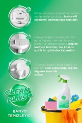  Clean Plus+ Kireç Çözücü Ultra Güçlü Banyo Temizleyici 750 ml - 4